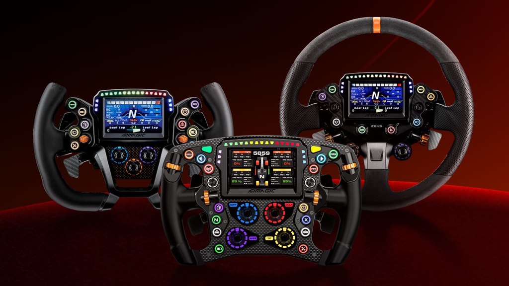 The SIMAGIC Zeus Collection Is Here: New Wheels, Displays, Accessories and Pre-Orders