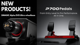SIMAGIC P700 Pedals and Alpha EVO Ultra Now Available