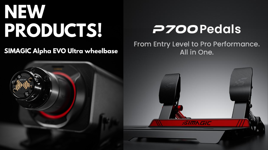 SIMAGIC P700 Pedals and Alpha EVO Ultra Now Available
