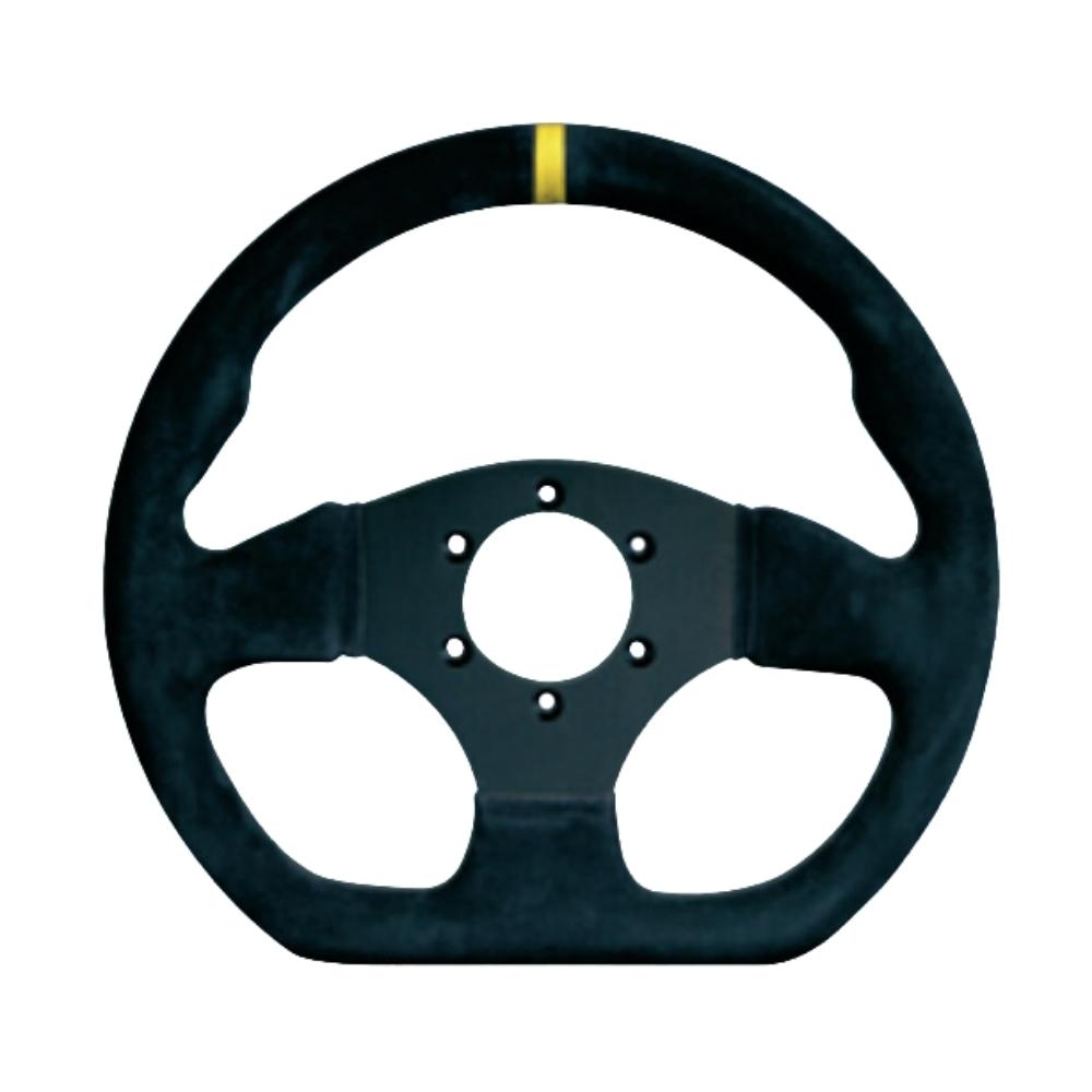 300mm Competition Wheel Rim (Suede with yellow stripe)