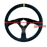 350mm Sprint Wheel Rim (Suede with yellow stripe)