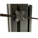 Slot-in Cable Clamps - Zip Tie Holder with Ties (PACK OF 10 / 10)