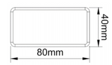 40x80 end caps (Pack of 10)