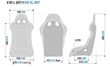 Sparco EVO XL (X-Large) QRT Fibreglass seat