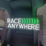 Race Anywhere LED neon sign