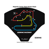 Magnetic center plate STICKER SHEETS (Turn Racing)