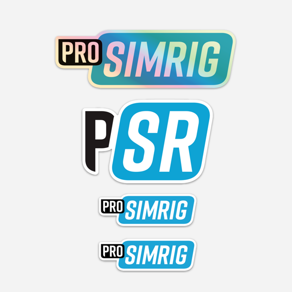 PRO SIMRIG sticker bundle – Race Anywhere